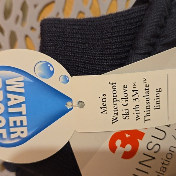 NWT 3M Thinsolate mens navy gloves Sz L - Picture 3 of 8